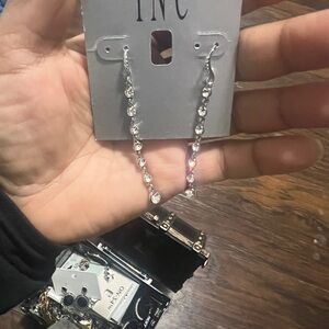 INC International Concepts Silver Earrings